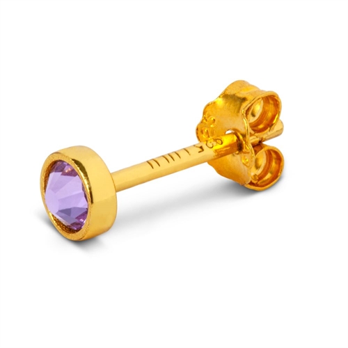 LULU COPENHAGEN BLING EAR STUD VIOLET